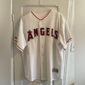 LA Angels White Jersey - MLB